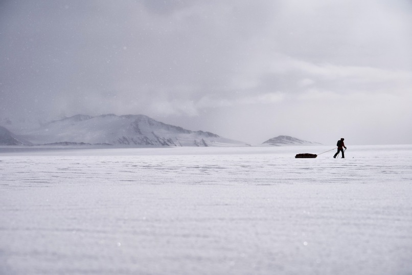 Richard begins solo coast to pole expedition