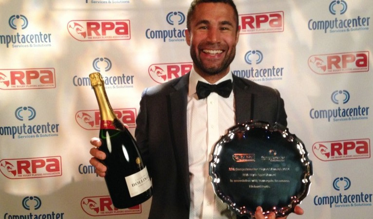 Richard Parks wins the Blyth Spirit Award at the RPA Awards