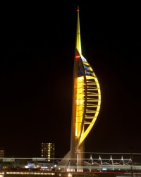 Portsmouth to turn Spinnaker Tower yellow for record breaker's cause